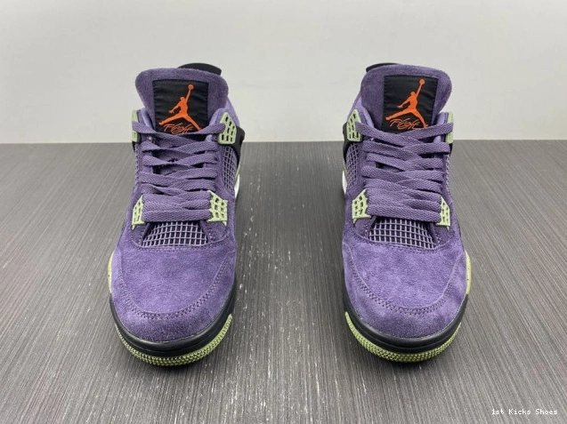 1st Kicks Air Purple Canyon Jordan 4 WMNS AQ9129-500 0727